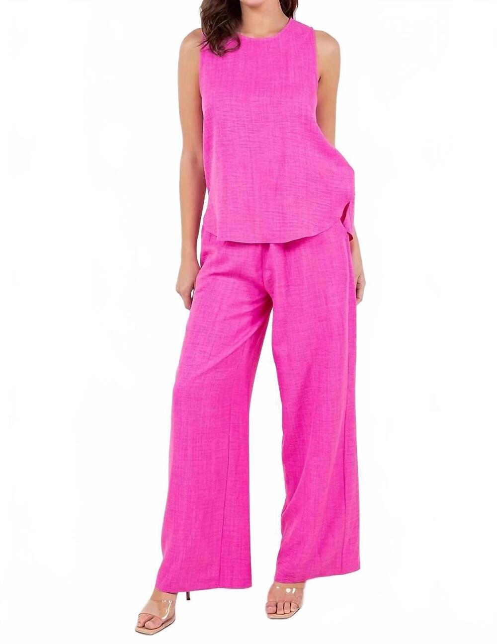 NEW SPIN hi-lo tank - plus in pink sunset